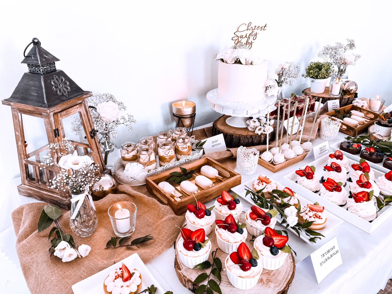 Candy bar - słodki stolik